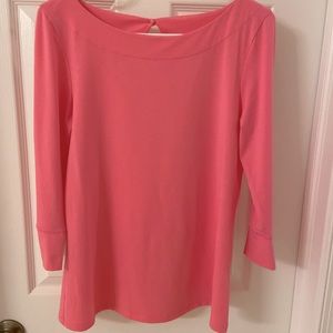 Lilly Pulitzer Top - Pink w/ Button Detail